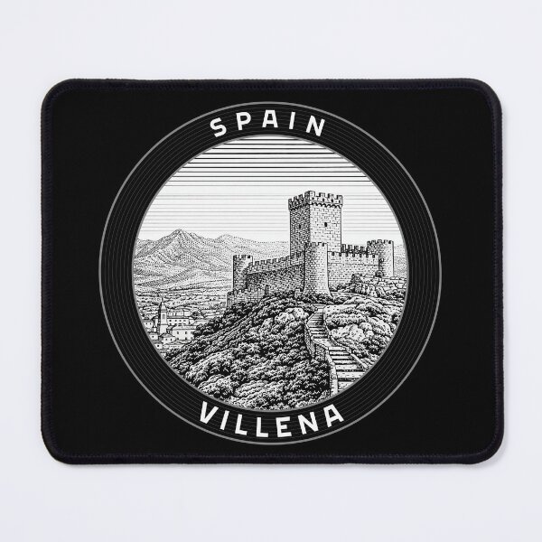 Item preview, Villena Spain Linocut Style designed and sold by Thistle-TShop.