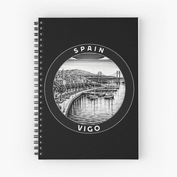 Item preview, Vigo Spain Linocut Style  designed and sold by Thistle-TShop.