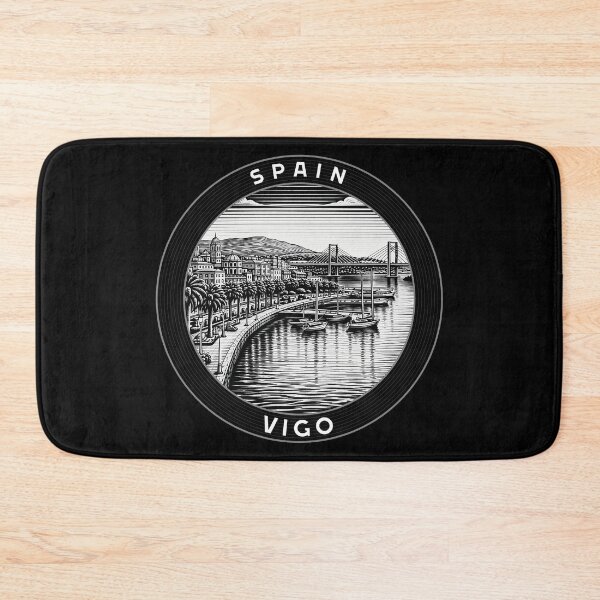 Item preview, Vigo Spain Linocut Style  designed and sold by Thistle-TShop.