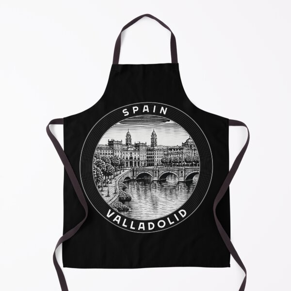 Item preview, Valladolid Spain Linocut Style designed and sold by Thistle-TShop.