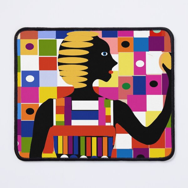 Item preview, Colourful Geometric Portrait designed and sold by Elaine M Hayward .