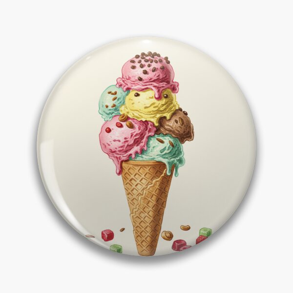 Item preview, Colorful Scoops of Gourmet Ice Cream designed and sold by Pasteltone.