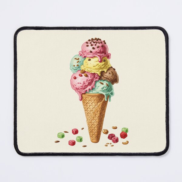 Item preview, Colorful Scoops of Gourmet Ice Cream designed and sold by Pasteltone.
