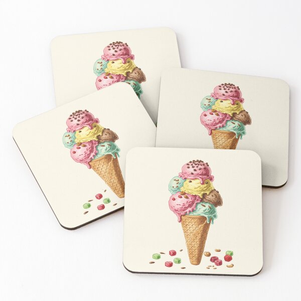 Item preview, Colorful Scoops of Gourmet Ice Cream designed and sold by Pasteltone.