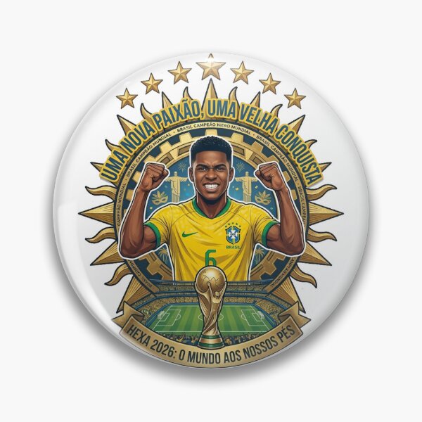 Item preview, Endrick 6 Brazil Football Uma Nova Paixao Hexa | Brazil Football Fan Art designed and sold by Your Favorite Store.