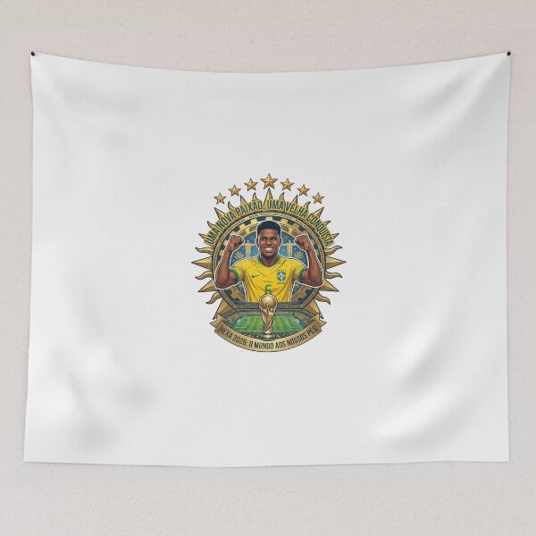Item preview, Endrick 6 Brazil Football Uma Nova Paixao Hexa | Brazil Football Fan Art designed and sold by iamamiraj.