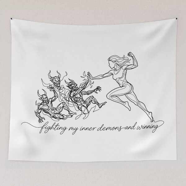 Item preview,  Fighting my inner demons and winning  designed and sold by YOU SHOP NOW.