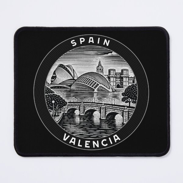 Item preview, Valencia Spain Linocut Style designed and sold by Thistle-TShop.