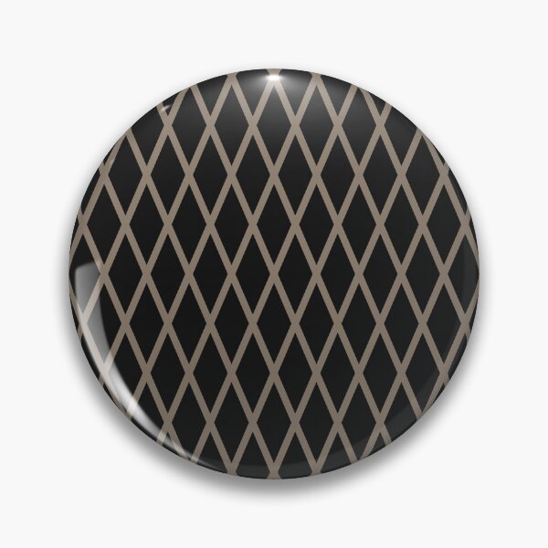 Item preview, Black And Taupe Lattice Pattern designed and sold by pattern-archive.