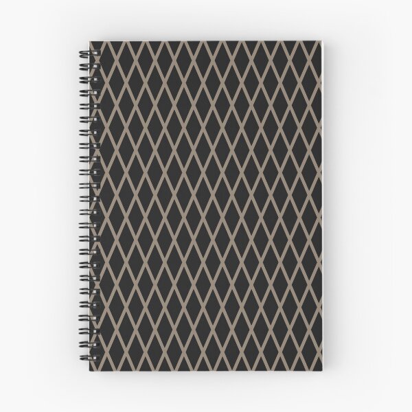 Item preview, Black And Taupe Lattice Pattern designed and sold by pattern-archive.