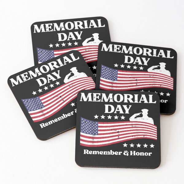 Item preview, memorial day remember & honor patriotic veterans in memory  designed and sold by mariazin.