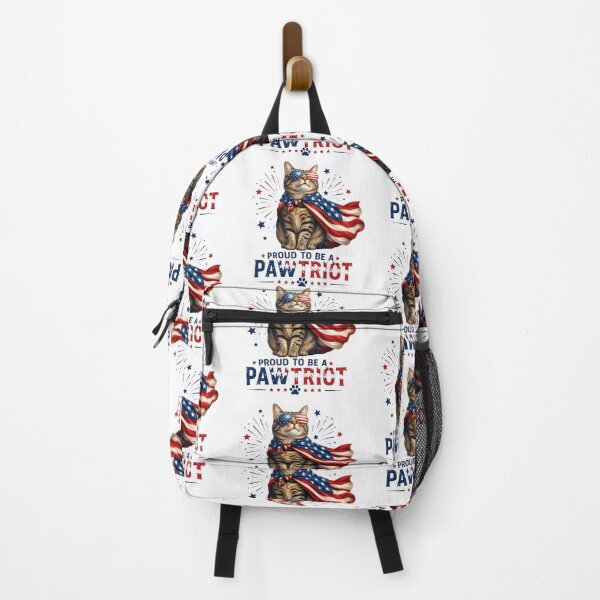 Item preview, Proud To Be A Pawtriot Cat – Patriotic USA Cat 4th of July Graphic designed and sold by Bettybee00.