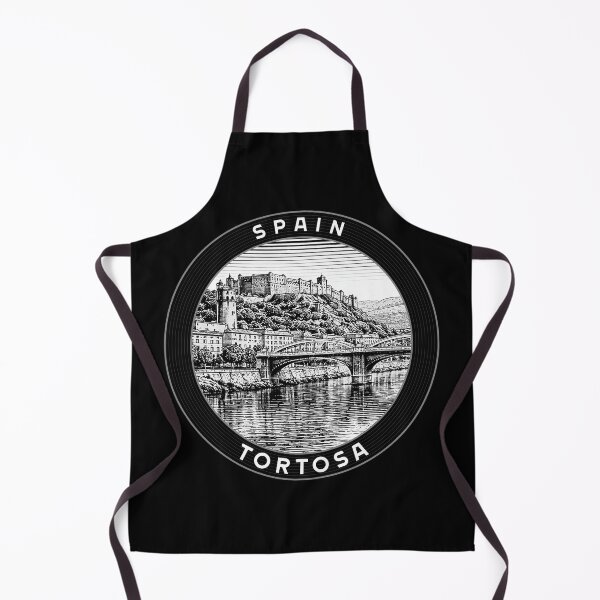 Item preview, Tortosa Spain Linocut Style designed and sold by Thistle-TShop.
