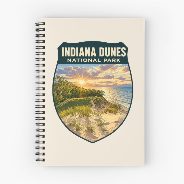 Item preview, Indiana Dunes National Park Retro Lakeshore designed and sold by Gideon Emmerich.