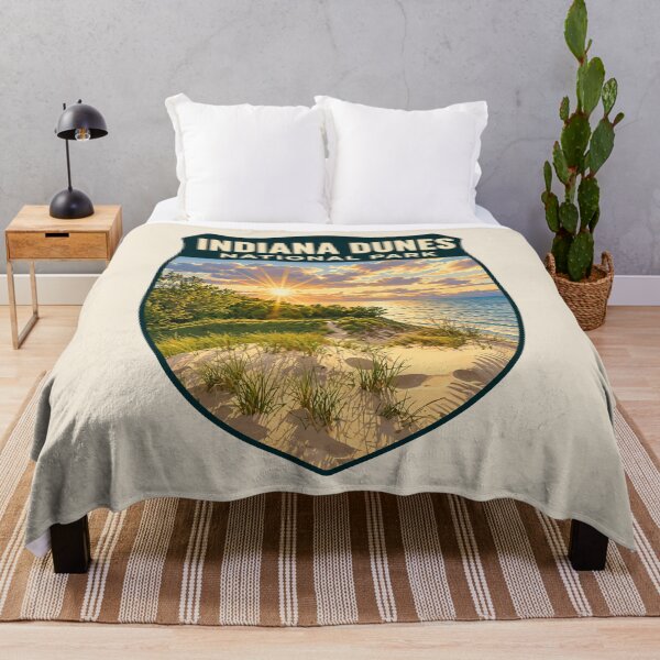 Item preview, Indiana Dunes National Park Retro Lakeshore designed and sold by Gideon Emmerich.