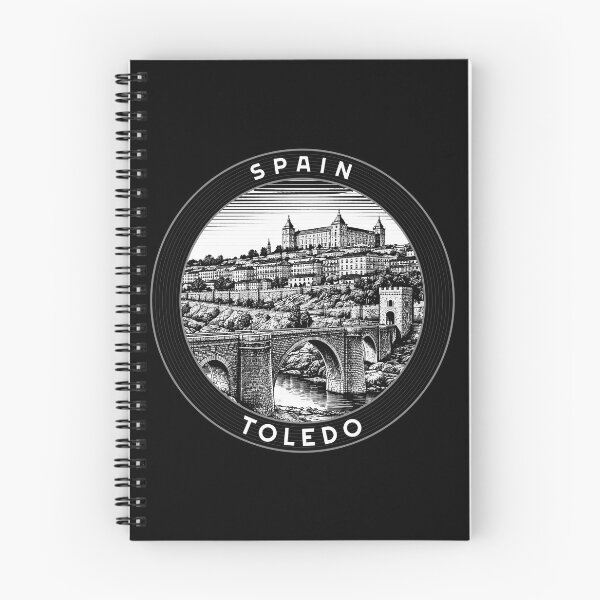 Item preview, Toledo, España, estilo linograbado designed and sold by Thistle-TShop.