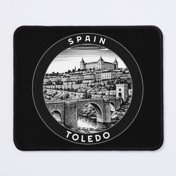 Item preview, Toledo Spain Linocut Style designed and sold by Thistle-TShop.