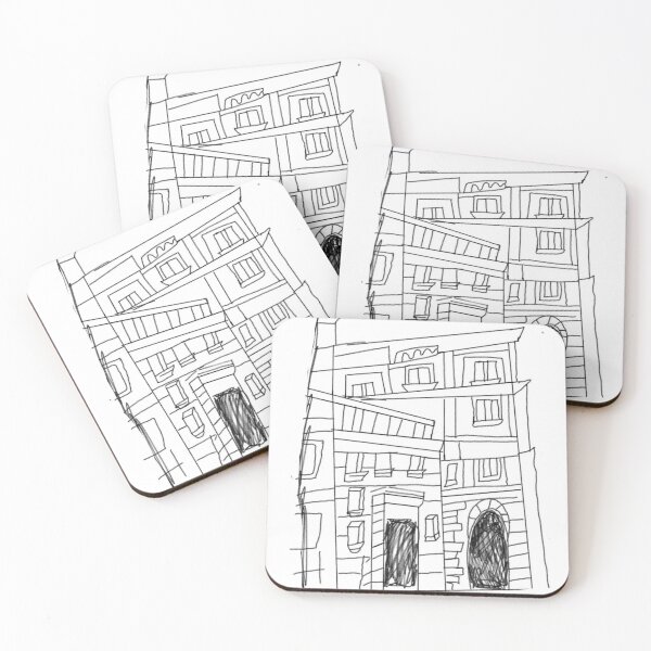 Aperçu de l'œuvre Illustration architecturale au trait créée et vendue par dremneaw.