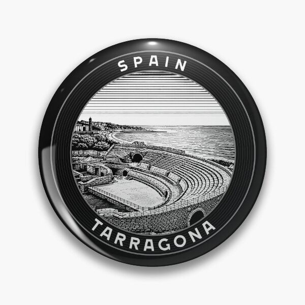 Item preview, Tarragona Spain Linocut Style  designed and sold by Thistle-TShop.