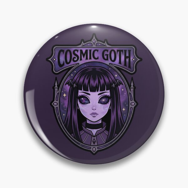 Item preview, Cosmic Goth Galaxy Witch Portrait designed and sold by Lamlamiu.