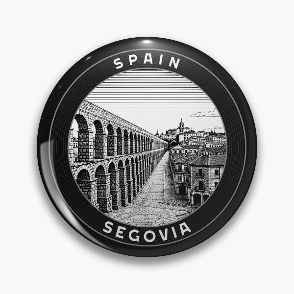 Item preview, Segovia Spain Linocut Style  designed and sold by Thistle-TShop.