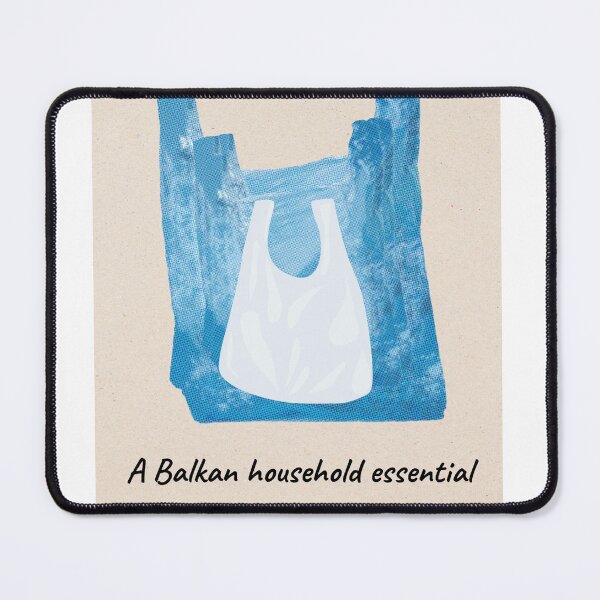Item preview, A Balkan Household Essential – Plastic Bag Collection Print designed and sold by Mastalina99.