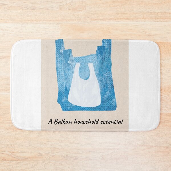 Item preview, A Balkan Household Essential – Plastic Bag Collection Print designed and sold by Mastalina99.