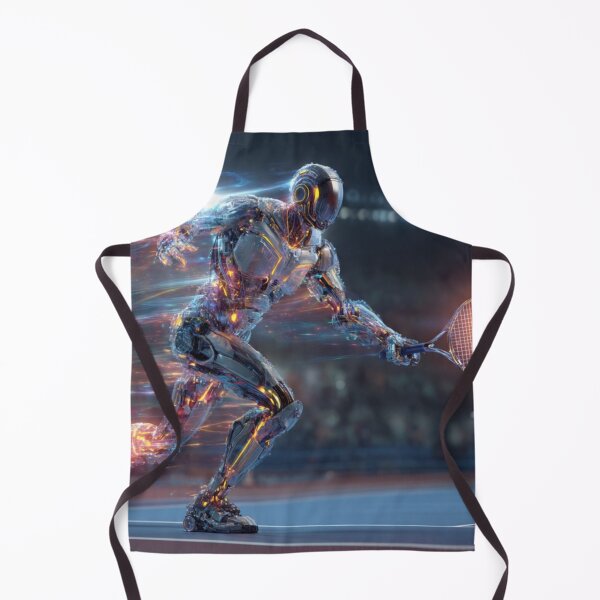 Item preview, Cyber Ace Strike | Cyborg Tennis Champion | AI Robot Tennis Player Future Sports designed and sold by AiNaturalsOnly.