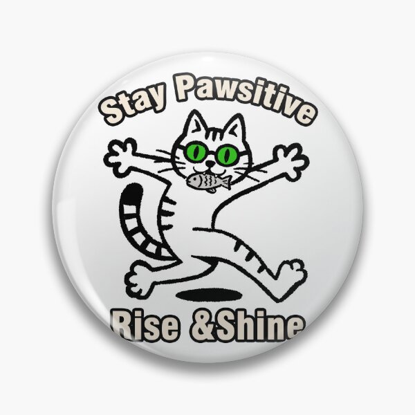 Item preview, Stay Pawsitive Cat  designed and sold by SugarCore.