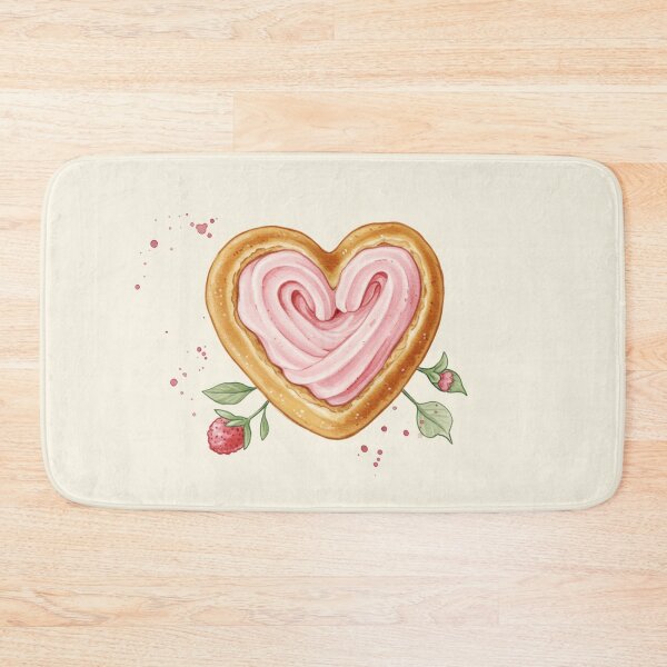 Item preview, Sweet Heart-Shaped Strawberry Cookie designed and sold by Pasteltone.