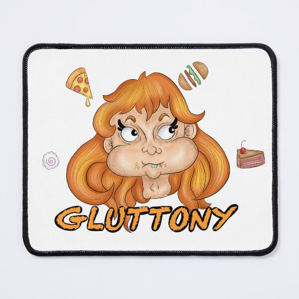 Item preview, Gluttony Girl - 7 deadly sins designed and sold by Purplecatty444.