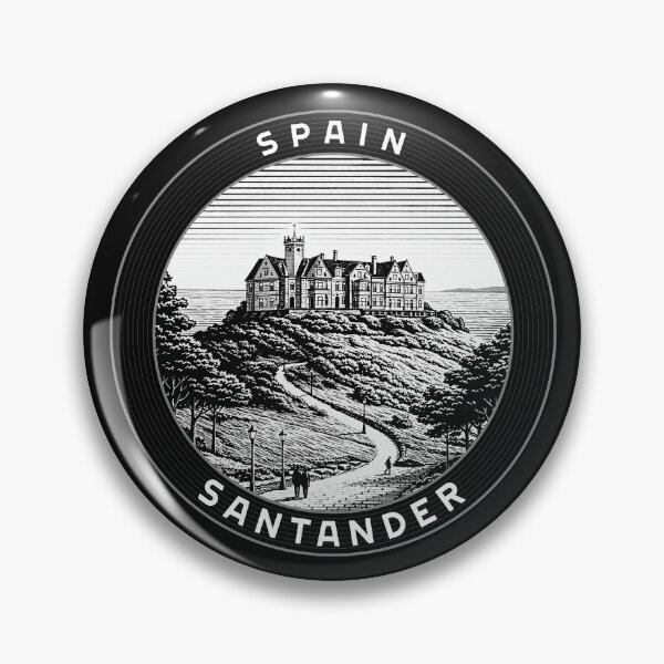Item preview, Santander Spain Linocut Style  designed and sold by Thistle-TShop.