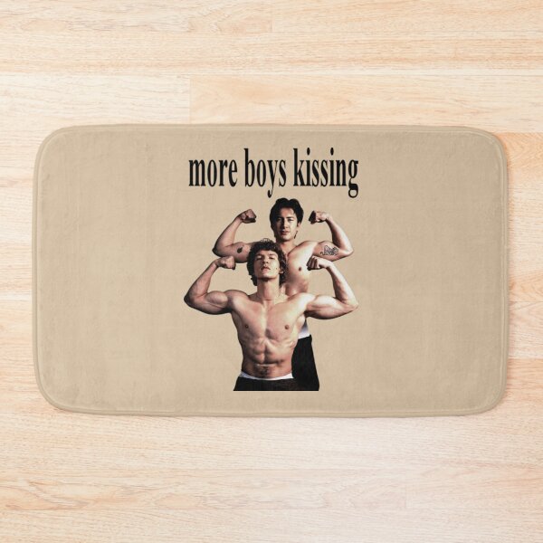 Item preview, More Boys Kissing Queer Hockey Romance Throw Blanket designed and sold by ZWITABLDIYA.