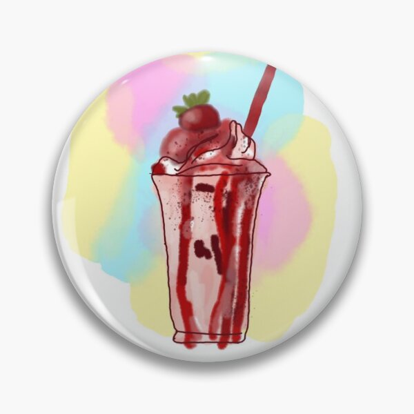 Item preview, Strawberry Milkshake Cute Illustration designed and sold by dremneaw.