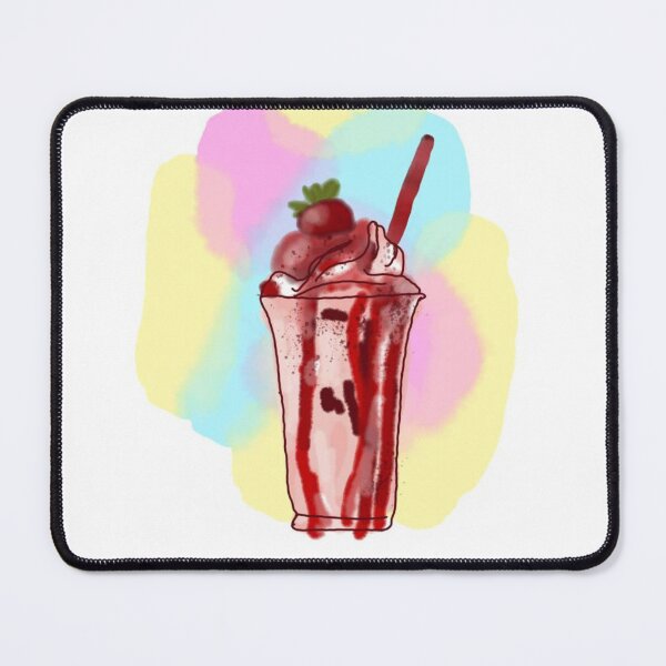 Item preview, Strawberry Milkshake Cute Illustration designed and sold by dremneaw.