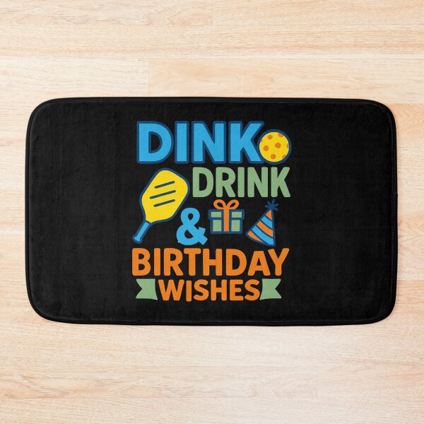 Item preview, Dink drink & birthday wishes Funny Pickleball birthday  designed and sold by giftfromheart.