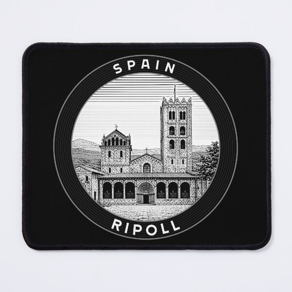 Item preview, Ripoll Spain Linocut Style designed and sold by Thistle-TShop.