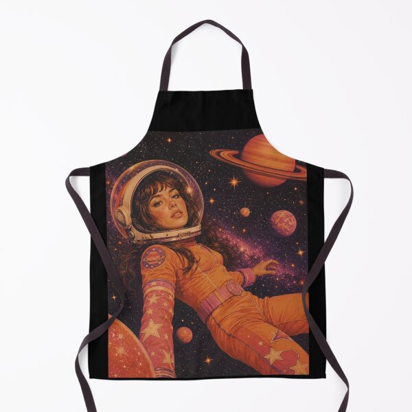 Item preview, Retro Space Girl Aesthetic | Cosmic Astronaut Dreamscape Art designed and sold by irfanshikh.