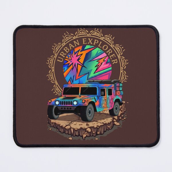 Item preview, Vibrant Urban Explorer Humvee Adventure Graphic designed and sold by M.Store.