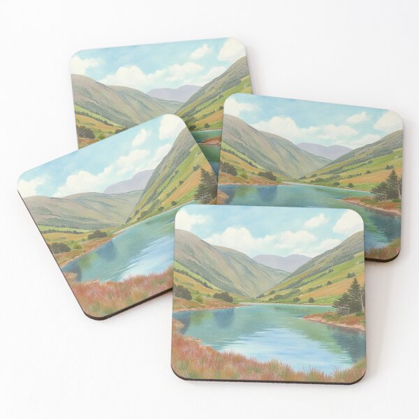 Item preview, Serene Mountain Lake Landscape - Majestic Nature Scenery designed and sold by Mustaph-Shop.