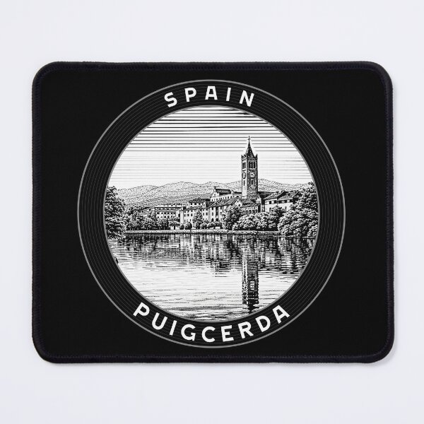 Item preview, Puigcerda Spain Linocut Style designed and sold by Thistle-TShop.