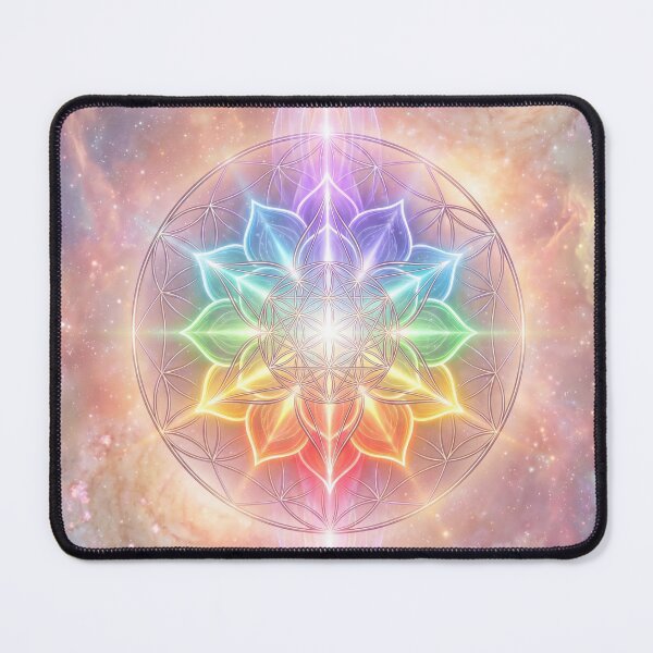 Item preview, Chakra Sacred Geometry Lotus in Cosmic Space designed and sold by higgins5.