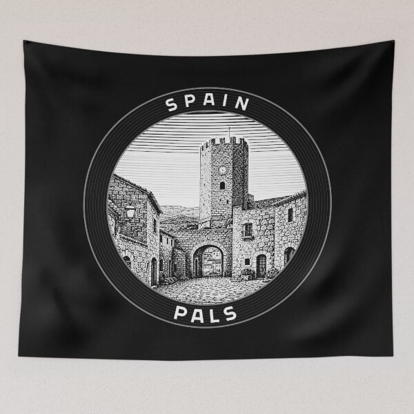 Item preview, Pals Spain Linocut Style  designed and sold by Thistle-TShop.