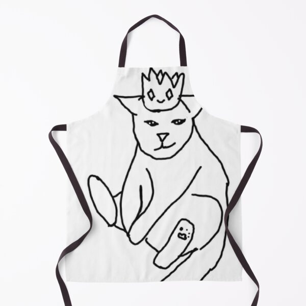 Item preview, Funny Royal Cat Sketch designed and sold by dremneaw.