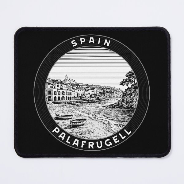 Item preview, Palafrugell Spain Linocut Style designed and sold by Thistle-TShop.