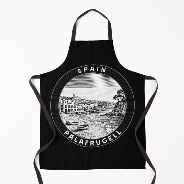 Item preview, Palafrugell Spain Linocut Style designed and sold by Thistle-TShop.