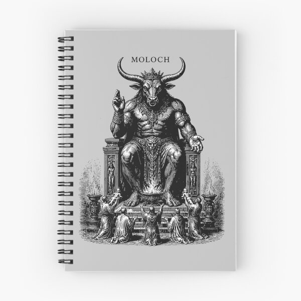 Item preview, Moloch The Goetic Bull Ascends designed and sold by taiche.