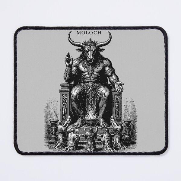 Item preview, Moloch The Goetic Bull Ascends designed and sold by taiche.