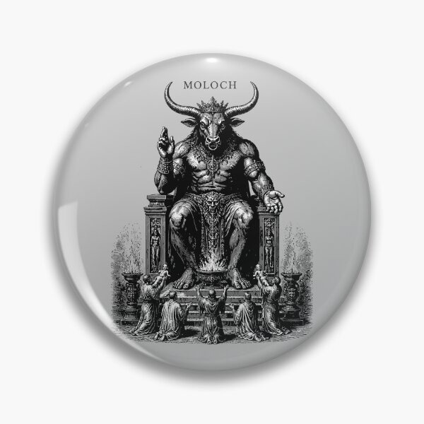 Item preview, Moloch The Goetic Bull Ascends designed and sold by taiche.