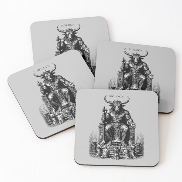 Item preview, Moloch The Goetic Bull Ascends designed and sold by taiche.